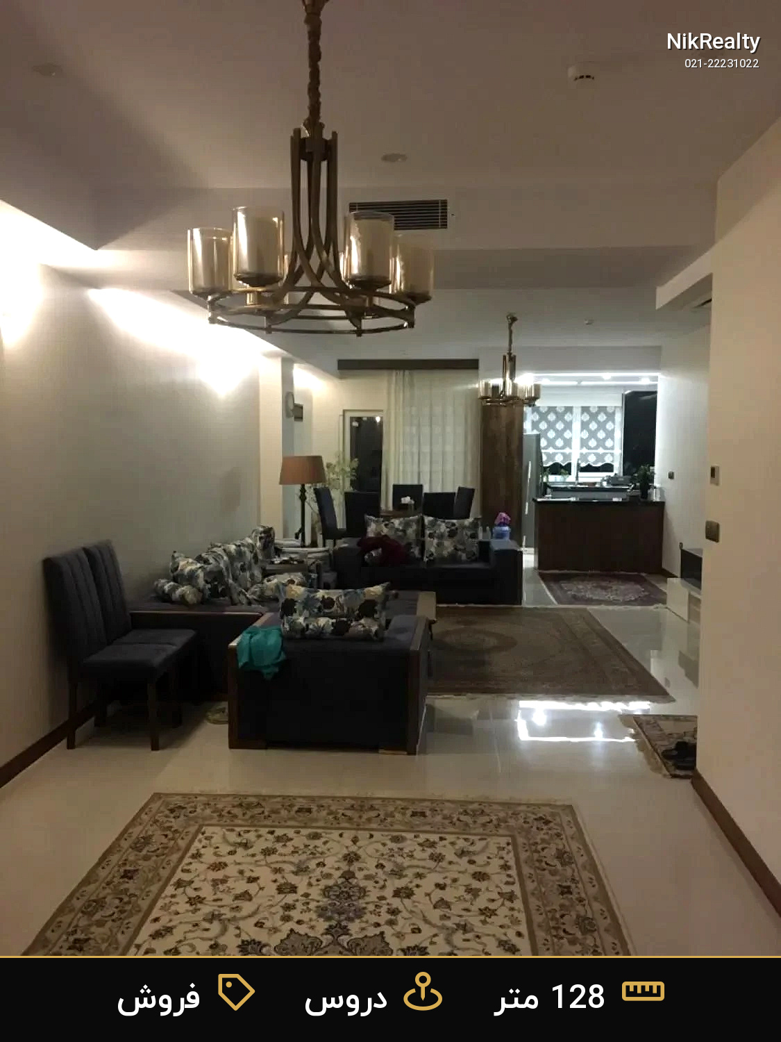 فروش آپارتمان 128 متری در دروس - ملک  در  - تصویر 3