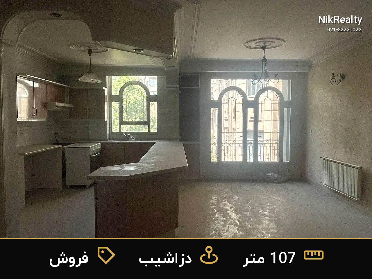 فروش آپارتمان 107 متری در دزاشیب - ملک  در  - تصویر 2