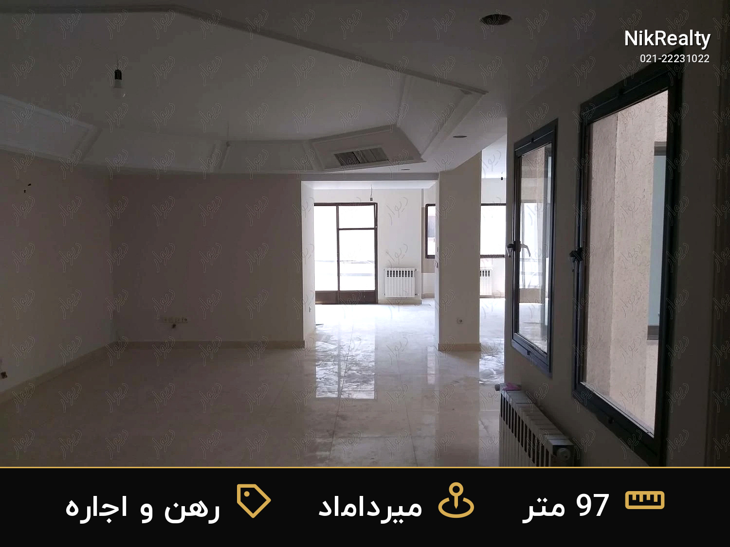 رهن و اجاره اداری 97 متری در میرداماد - ملک  در  - تصویر 3
