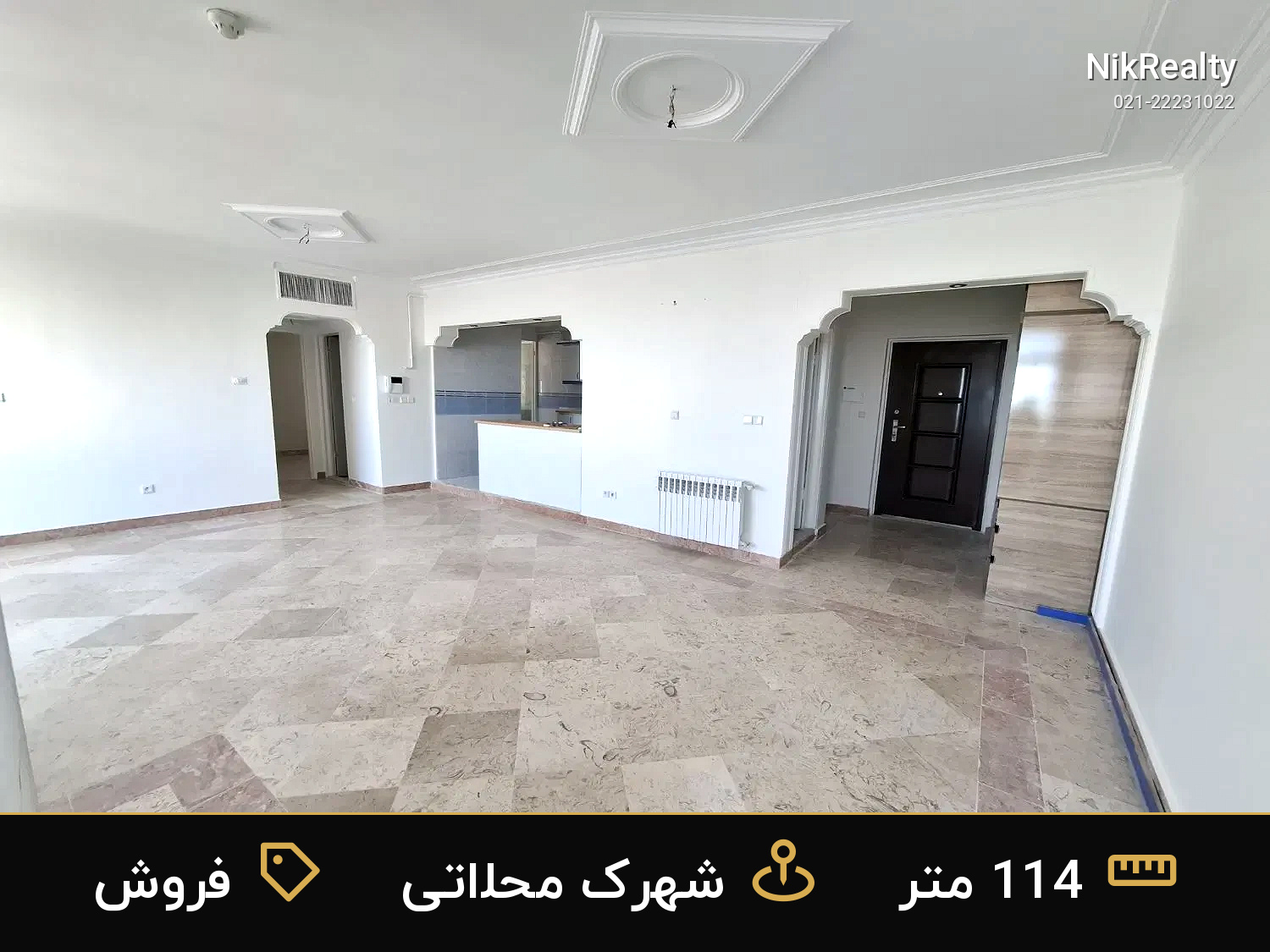فروش آپارتمان 114 متری در شهرک محلاتی - ملک  در  - تصویر 3