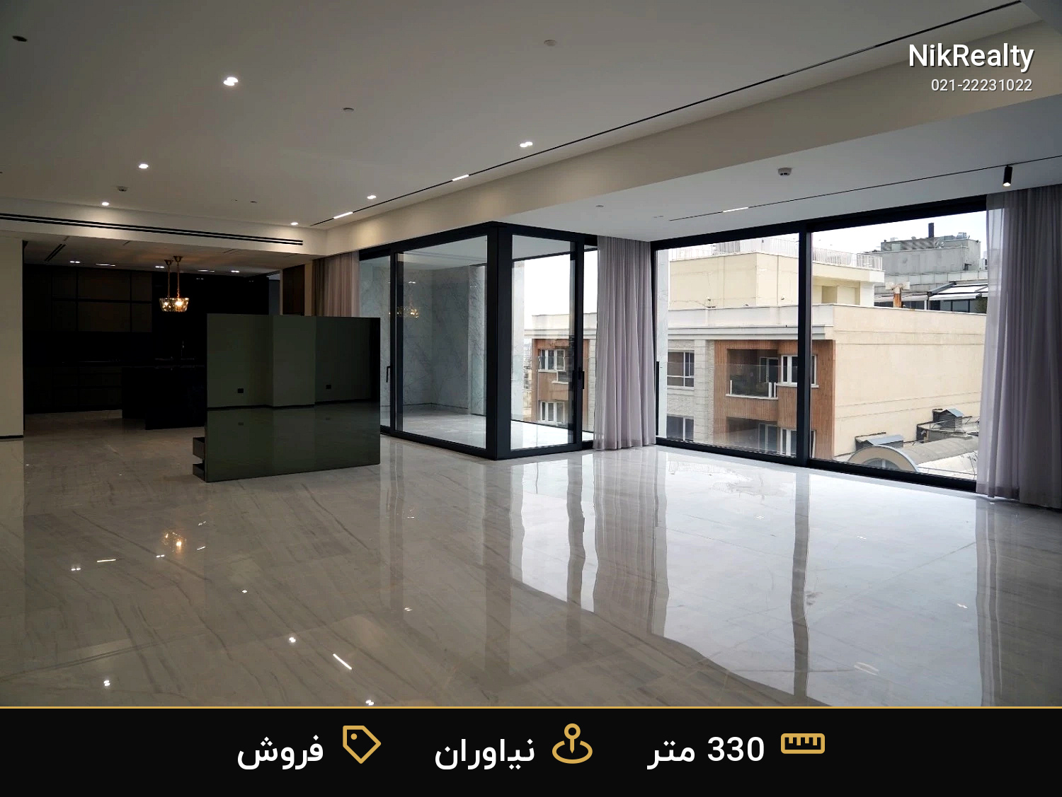 آپارتمان مدرن در گلستان شمالی - ملک  در نیاوران - تصویر 4
