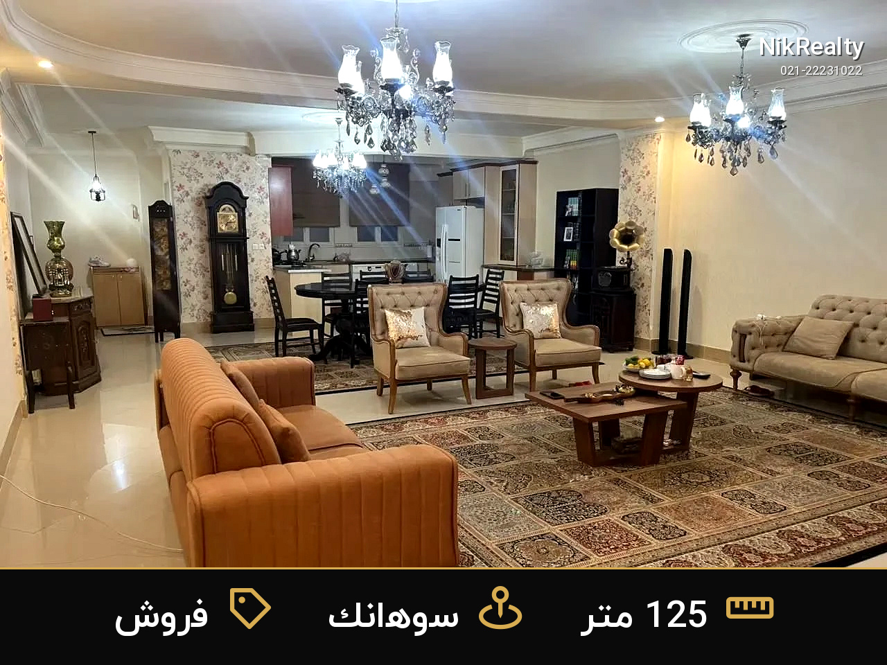 فروش آپارتمان 125 متری در سوهانک - ملک  در  - تصویر 6