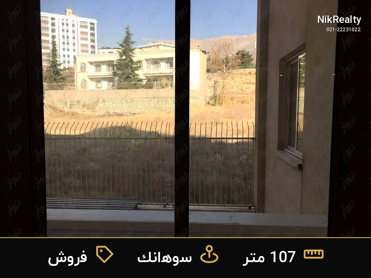 فروش آپارتمان 107 متری در سوهانک - ملک  در  - تصویر 3