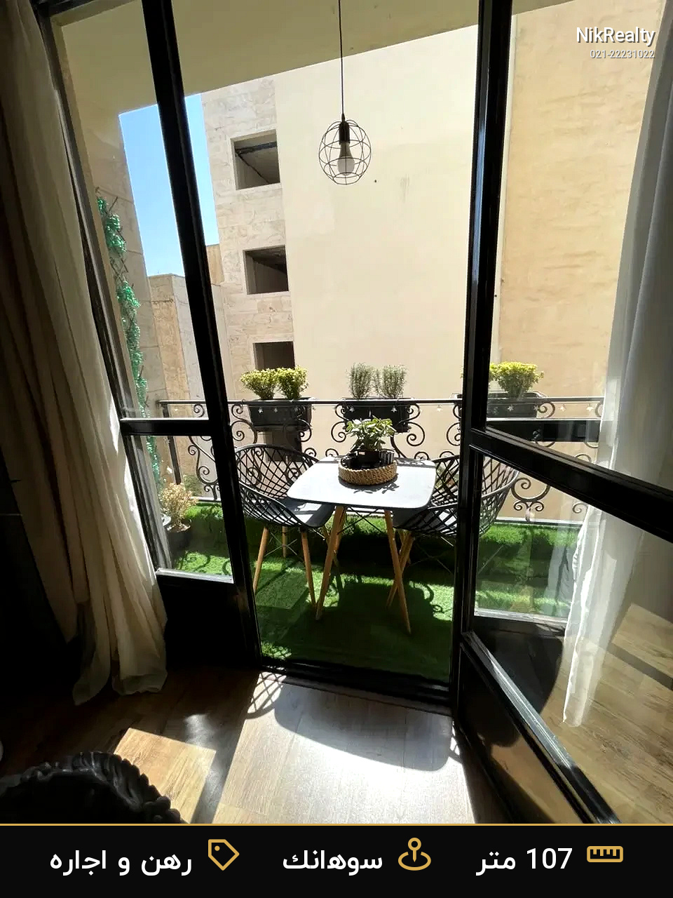 رهن و اجاره آپارتمان 107 متری در سوهانک - ملک  در  - تصویر 4