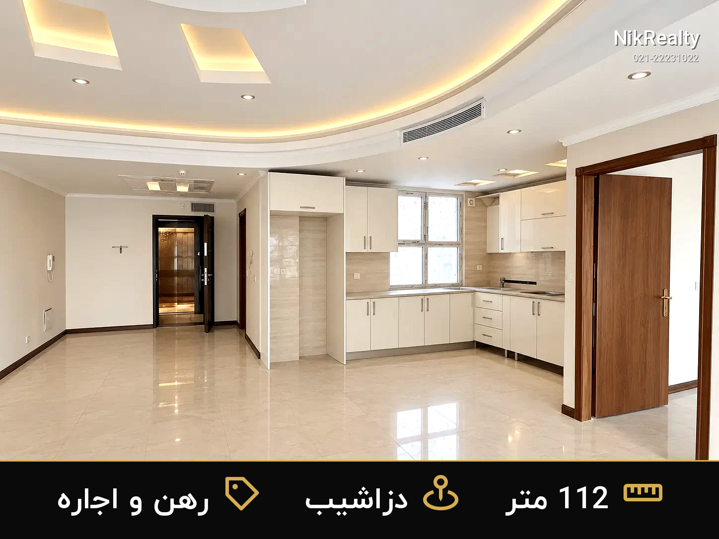 رهن و اجاره اداری 112 متری در دزاشیب - ملک  در  - تصویر 4