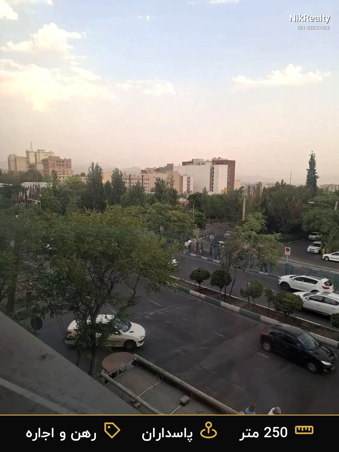 رهن و اجاره اداری 250 متری در پاسداران - ملک  در  - تصویر 3