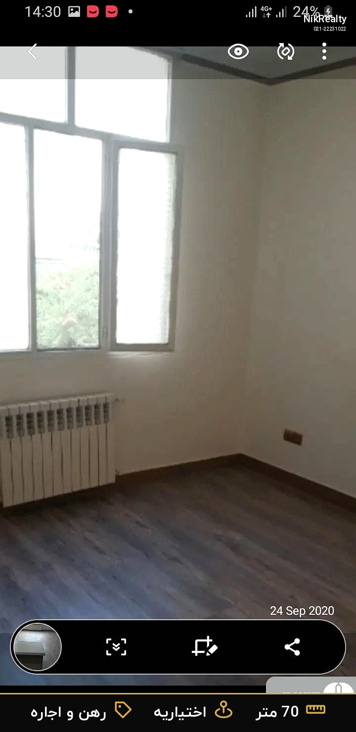 رهن و اجاره آپارتمان 70 متری در اختیاریه - ملک  در  - تصویر 4