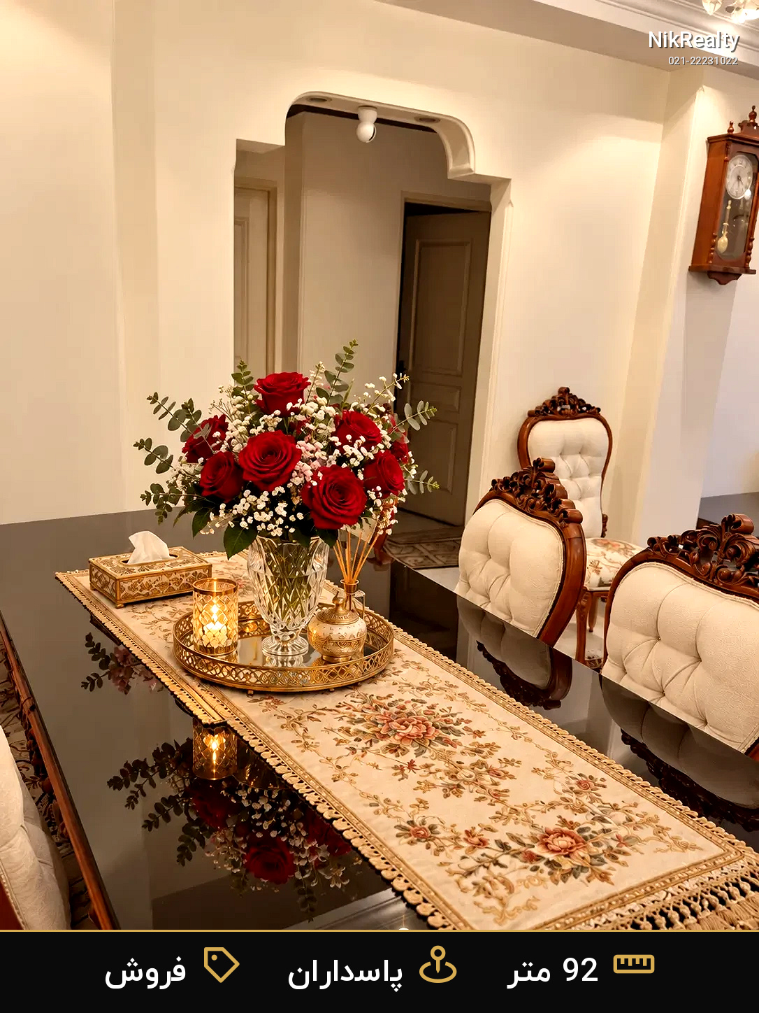 فروش آپارتمان 92 متری در پاسداران - ملک  در  - تصویر 3