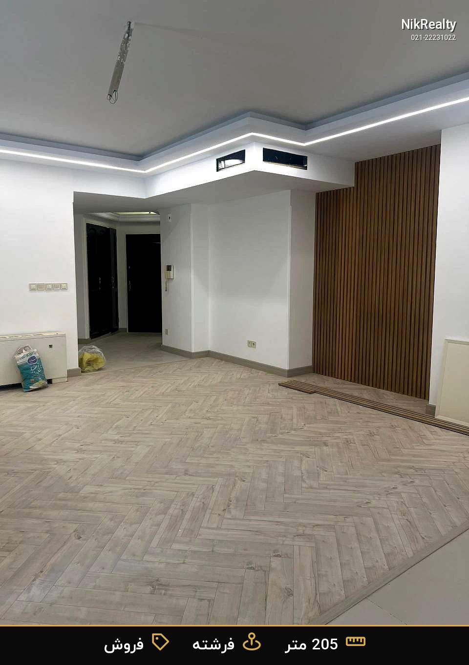 فروش آپارتمان 205 متری بازسازی شده در فرشته سالور - ملک  در الهیه - تصویر 3