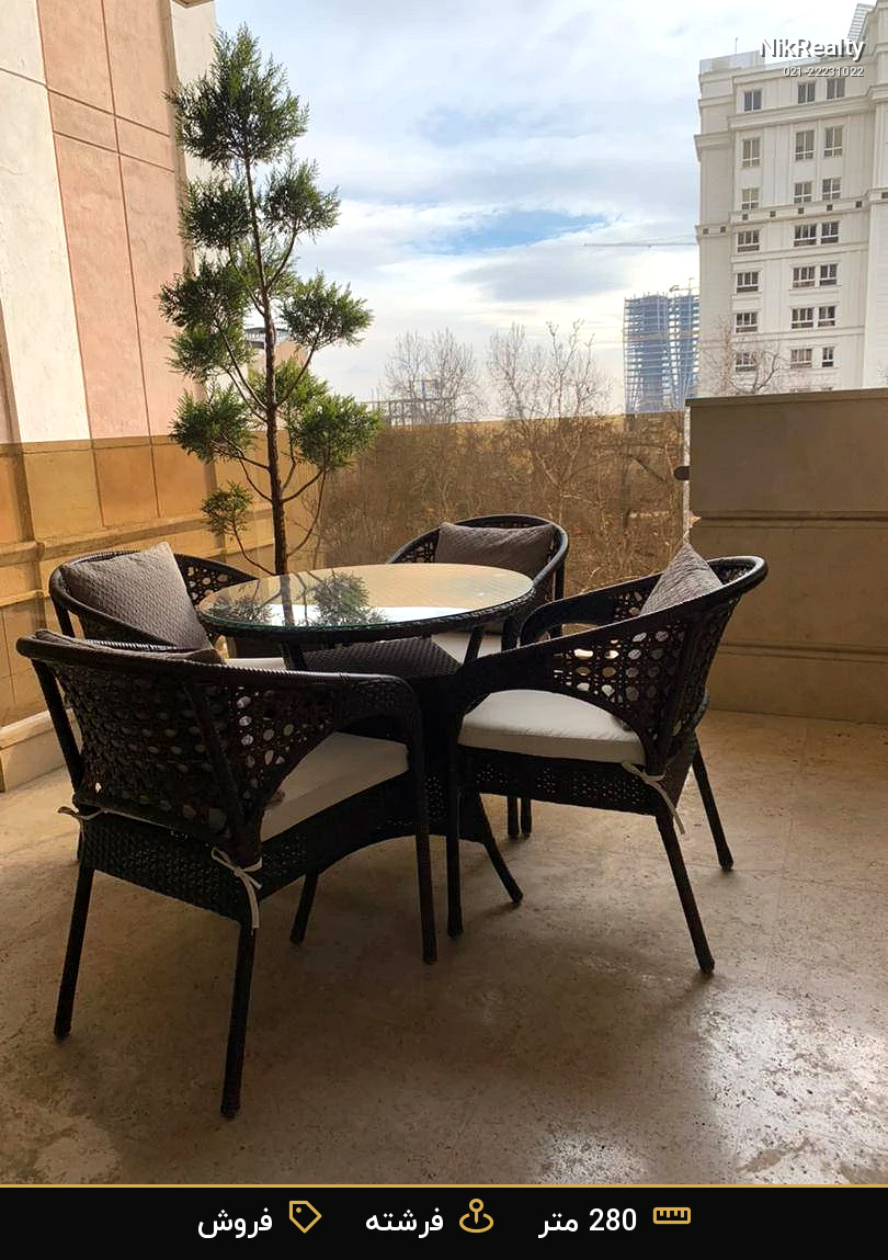 خرید آپارتمان 280 متری ساختمان سرو در فرشته الهیه - ملک  در الهیه - تصویر 7
