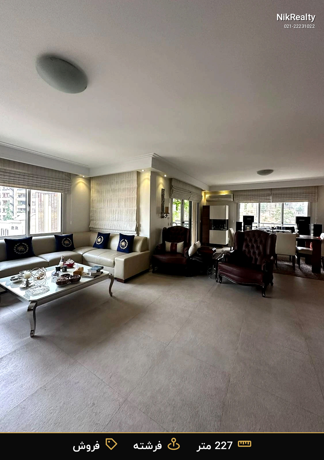 خرید واحد 227 متری الهیه | 2 خوابه در فرشته - ملک  در الهیه - تصویر 7