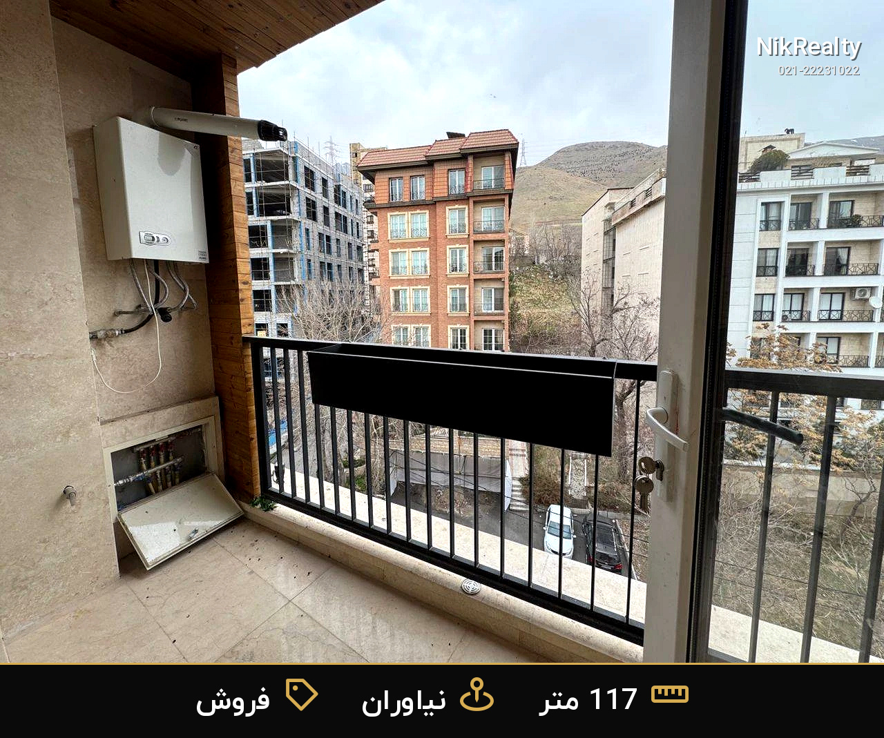 فروش آپارتمان نیاوران خداوردی نوساز 117 متری - ملک  در جمال آباد - تصویر 11